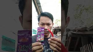 #shorts Makan permen jelly pake cabe rawit