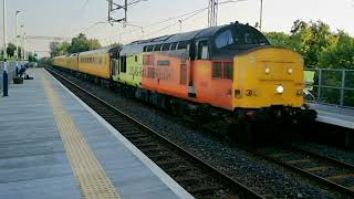 Test train action at Levenshulme and Mauldeth Rd.