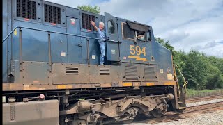 The happy engineer at jones crossing on i031 8/11/22