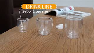 Double-walled glasses DRINK LINE