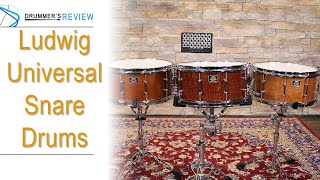 Reviewed - Ludwig universal Snare Drums // Full Review & Demo...