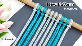 Simple Macrame Wall Hanging Tutorial |DIY Macramé Wall Hanging Pattern 2024 - Easy Macramé