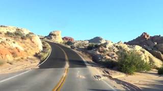 Driving Through The Valley Of Fire Road Trip