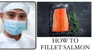 HOW TO FILLET SALMON | BY MR MEJIA #fishmoger #salmonfillet