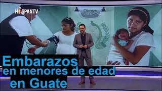 Embarazos en menores de edad en Guatemala