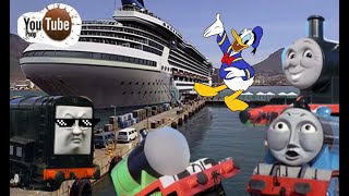 YTP: Blue Engine, Green Engine, Red Engine, Donald Duck and Diesel get into a predicament