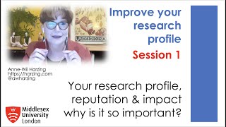 Research Profile 1: Why is it so important?