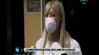 Rossana Chahla, contra los trabajadores de la salud.