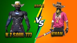 2 vs 2 duo vs duo custom ff Alfaiz vs khan part 2 😅 #part2 sirious boss serious boss😎 open challange