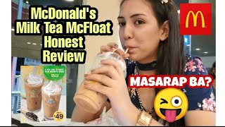 McDonald's New Milk Tea McFloat Honest Review | Jhun Martin Vlogs