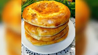 Homemade flatbreads with potatoes and cheese from me