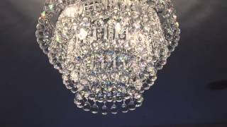 Custom Bespoke Led Crystal and murano glass Chandelier By First Class Lighting