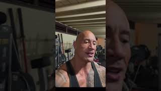 ‘The Rock’ Dwayne Johnson - gym 12.30am - find your anchor