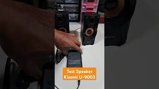 TEST SUARA SPEAKER KISONLI U9003 USB MULTIMEDIA 2.0 #speakermurah #speaker #kisonli #usb