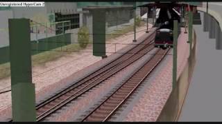 [openBVE] MTR M Train Approaching Tsuen Wan Turn back Sliding