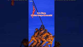 Echoes of Valor: Iwo Jima Memorial, Arlington Virginia #shorts #iwojima