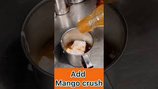 Making instant mangojuice #mangojuicerecipe  #mangoshake   #cooking #popikitchen #trendingshorts