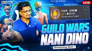 🤬GUILD WAR TO TOP 1🏆 | FREE😨GUILD ENTRY🥳| TELUGU TOP😎| FREE FIRE LIVE IN TELUGU