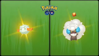 Pokemon GO: Evolving Shiny Cottonee into Shiny Whimsicott