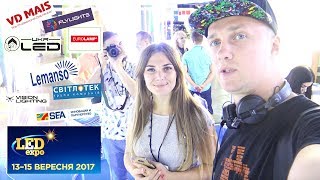 Выставка LED Expo 2017 Киев VLOG как установить светодиодную рекламу или дисплей ? UKRLED FLYLIGHTS