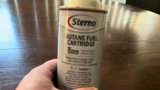 Review of Sterno 50162 50130 8-Ounce Butane Fuel Cartridges