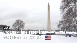 En direct de Washington DC alors que la première tempête de neige de l'année frappe la capitale