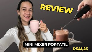 Mini Mixer Misturador de Bebida porque ter um  Receita Capuccino Cremoso