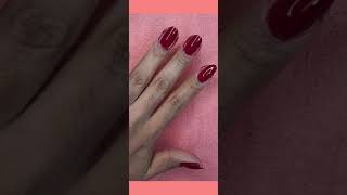 como pintar a unha com esmalte vermelho #unhasperfeitas #unhas  #unhaslindas #unhasvermelhas