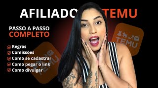 Afiliado Temu: Como se afiliar a TEMU [Passo a passo completo]