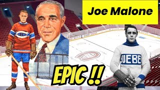 JOE MALONE EPIC NHL HALL OF FAME CAREER HIGHLIGHTS