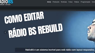 RádioBS Rebuild Version - Como Editar