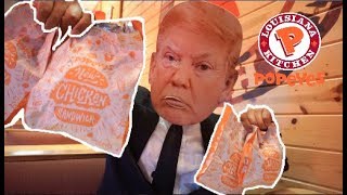 Popeyes Chicken Sandwich | w Donald Trump