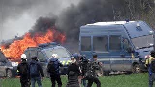 Sainte Soline 24 et 25 mars 2023 Marche contre la méga bassine