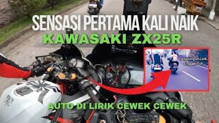 #vlog - SENSASI PERTAMA KALI NAIK ZX 25R VENOM VIRAL DI JAKARTA BARAT ! AUTO CEWEK CEWEK MELIRIK