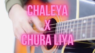 Chaleya X Chura Liya - Acoustic Guitar Medley - Jawan - Yaadon ki Baraat - Heythereabaadi