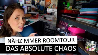 Nähzimmer Roomtour | Mein Chaos im Nähzimmer