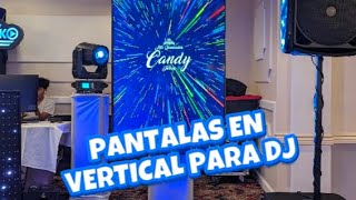 Pantallas en vertical para dj