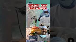 Robotic knee replacement