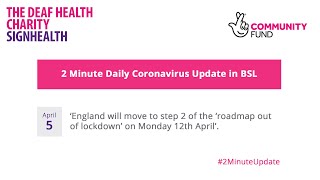 Coronavirus update - 5th April 2021