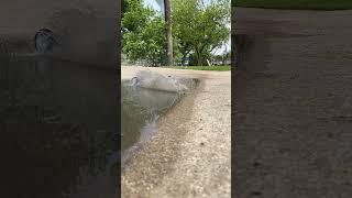 RC Car Splash in Slow Motion