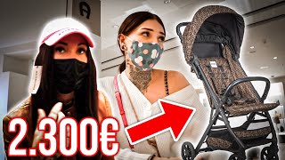 Kinderwagen für 2.300€ 😍 XXL Luxus Shopping Vlog