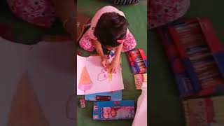 Drawing competition topic Durga puja..#ytshortsindia #drawing #durgapuja2022 #durgapuja #short #kids