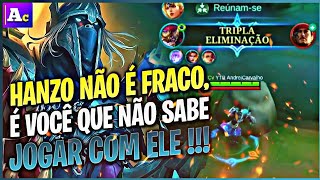 21 KILLs Hanzo!! | CARREGUEI O MEU TIME NA MARRA | Mobile Legends: Bang Bang