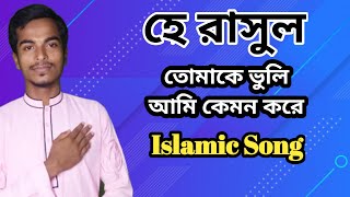 হে রাসূল তোমাকে ভুলি আমি কেমন করে..Islamic Song By Monirul Islam