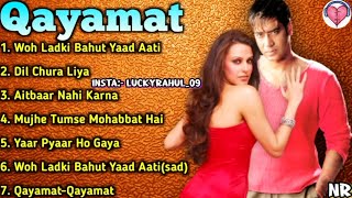 Qayamat Movie All songs Jukebox, Evergreen Hits songs Ajay devgan, Neha dhupiya, Kumar sanu👩‍❤️‍👨