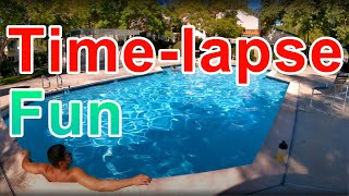 Summer 2021 Pool Fun, Time-lapse Video