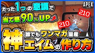 【誰でも簡単】神エイムを出すために必要な意識を解説！撃ち合いに勝てない人必見！【APEX LEGENDS エーペックスレジェンズ】