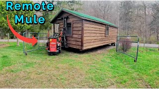 Remote Mule Cabin Delivery: 14x24 Rustic Cabin