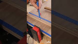 Cabinet glue up with the domino #woodworking #joinery #howto