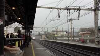 TGV Passing through Gare de Libourne